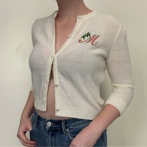 Miu Miu Once Upon A Time Cropped Cardigan